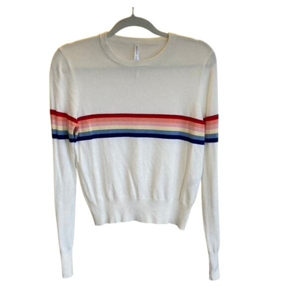 Spiritual Gangster x Madeleine Thompson Rainbow Sweater - Picture 1 of 7